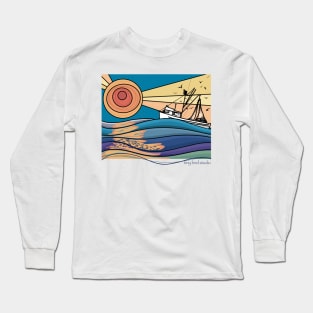 Retro Seiner Long Sleeve T-Shirt